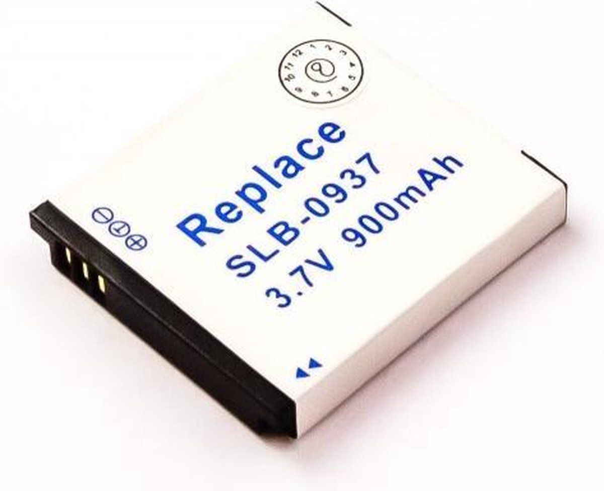 AccuCell-batterij Geschikt Voor Samsung Slb-0937, 900mAh