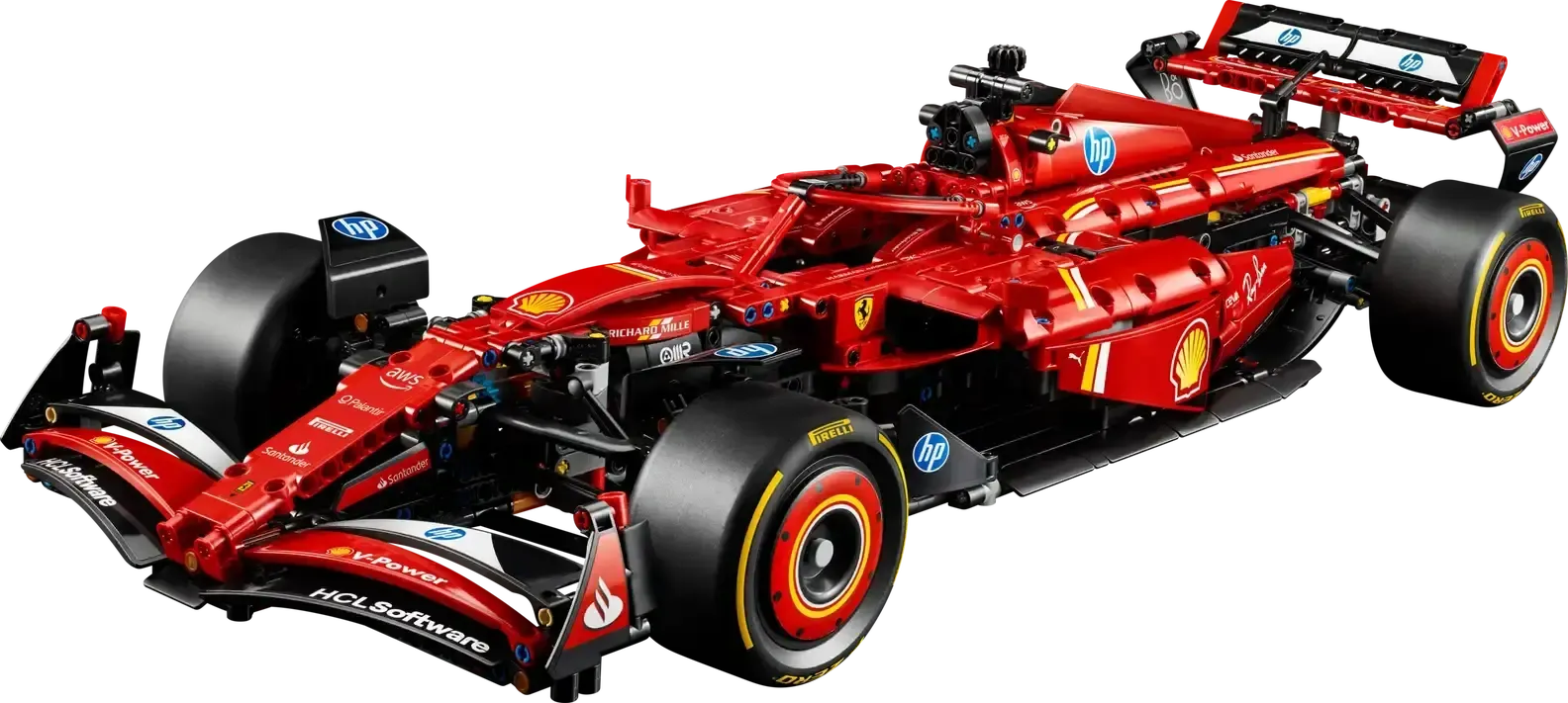 LEGO Ferrari SF-24 F1 - Technic modelbouwset - Realistische details - Rood