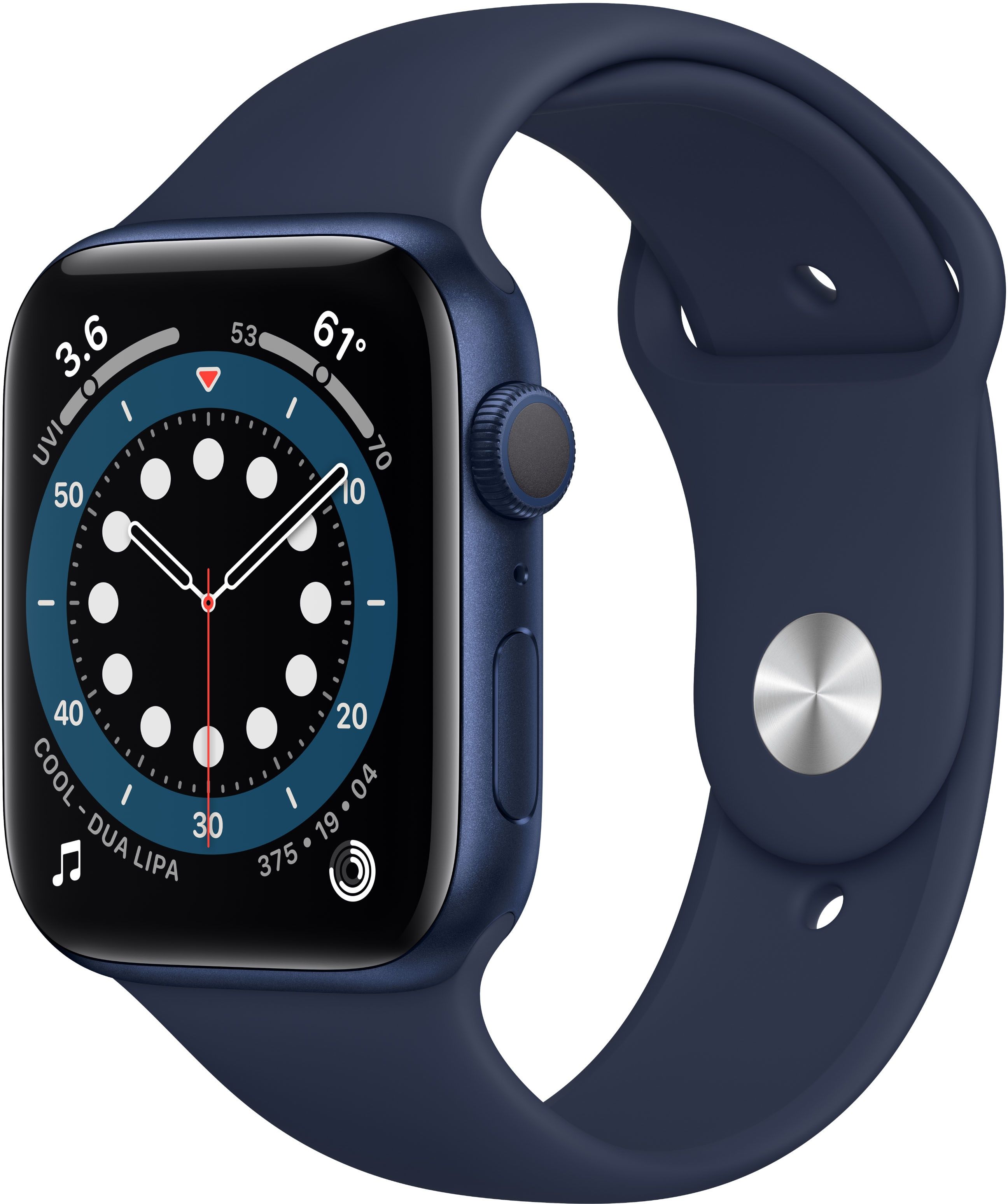 Apple Watch Series 6 - Smartwatch - Zuurstofmeting ECG - Blauw (40mm)