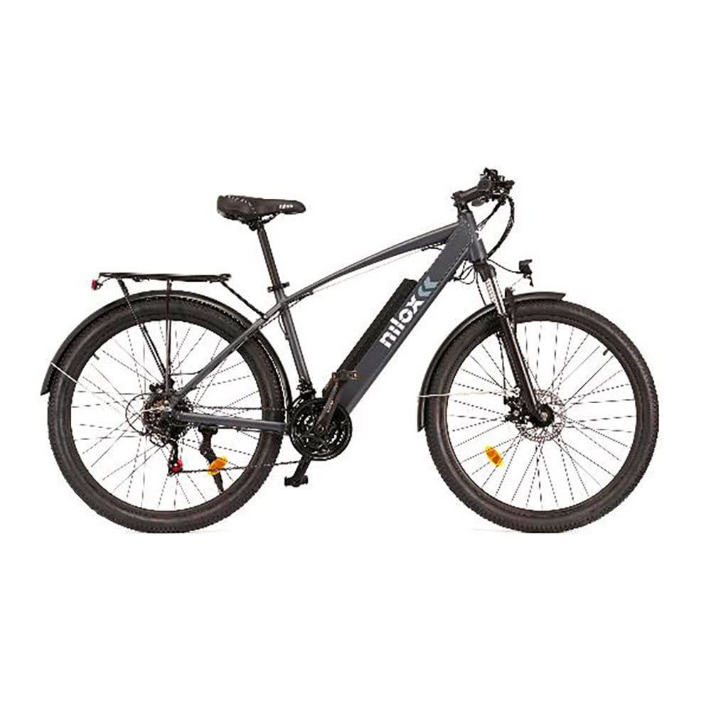 NILOX eBike X7 Plus - Elektrische fiets - 80 km bereik 25 km/u 36 V 250 W lithium-accu 36 V - 13 Ah halfwielen 27,5 x 2,10