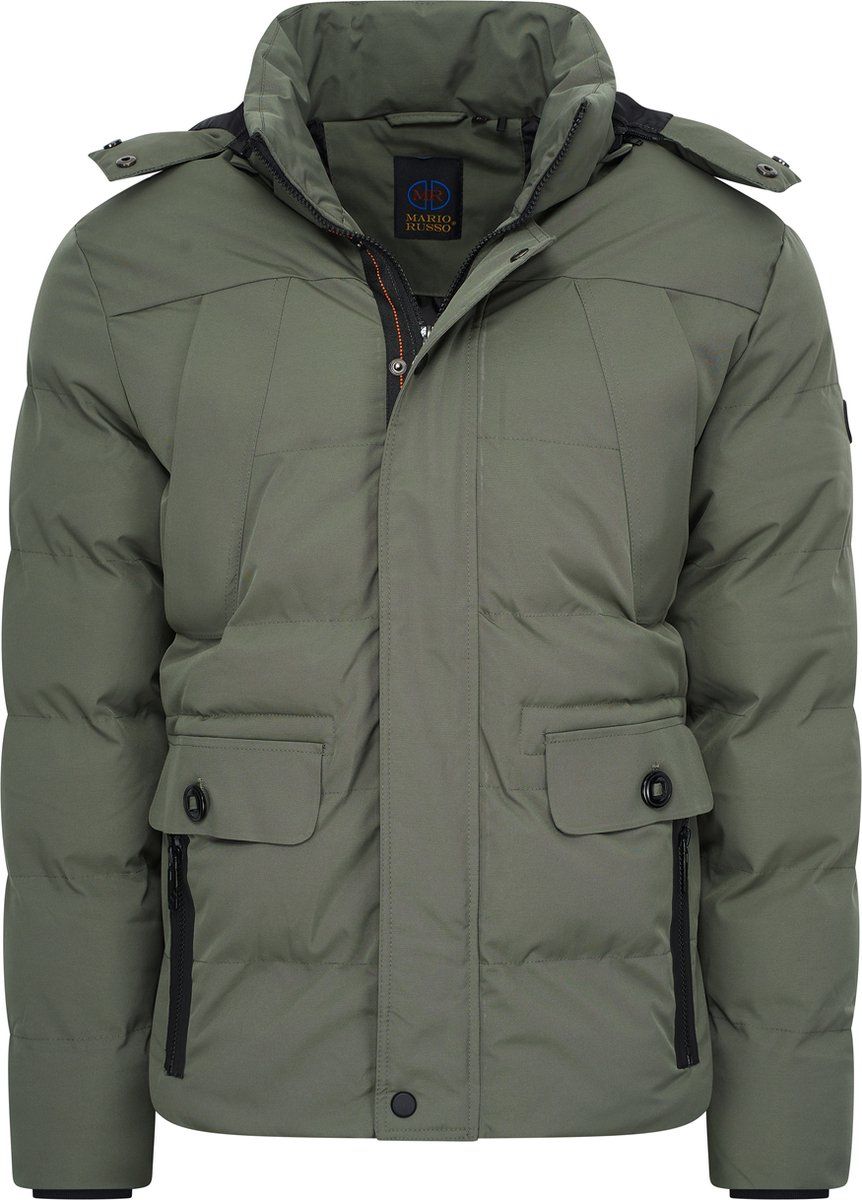 Mario Russo Ranger Jacket - Jas Heren - Winterjas Heren - Waterafstotend - Winddicht - Groen - Xxl