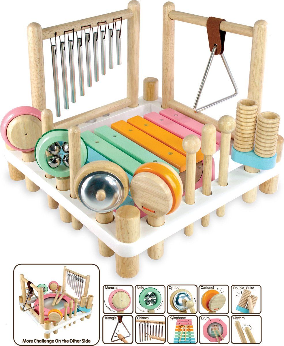 I'm Toy - Muziekcenter - 9 Instrumenten - Pastel Kleuren