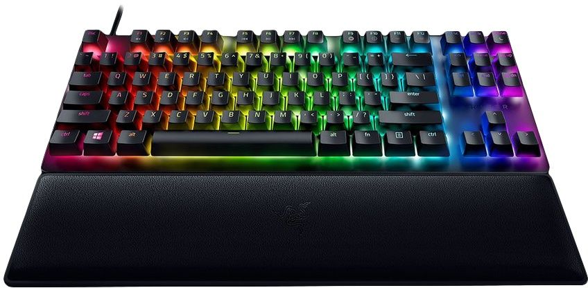 Razer Huntsman V2 - Toetsenbord TKL - Clicky Optical Qwertz DE - Zwart
