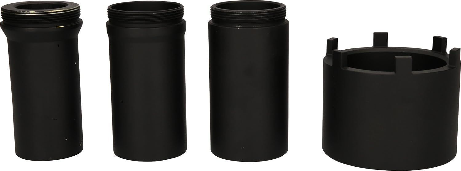 KS Tools 460.5635 Kroonmoersleutelset met 3 geleidebuizen voor Mercedes, 75 mm, 4-dlg