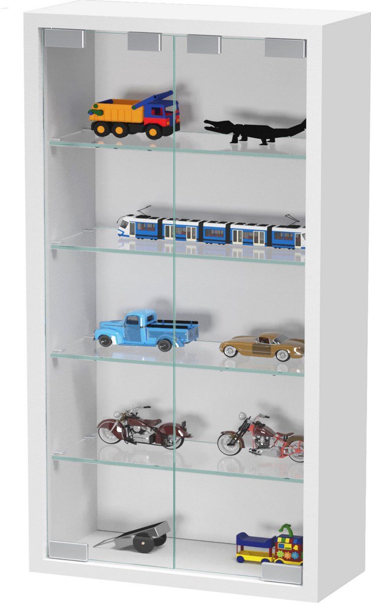 Vdd Vitrinekast Staande Hangende Wandvitrine - 30 X 60 X 13 Cm