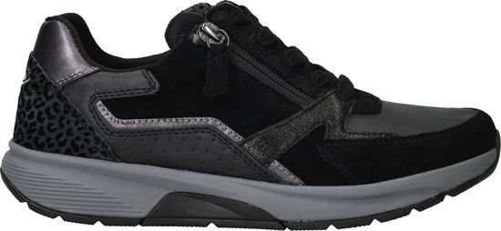 Gabor 878 - Lage Sneakers - Panterprint - Zwart