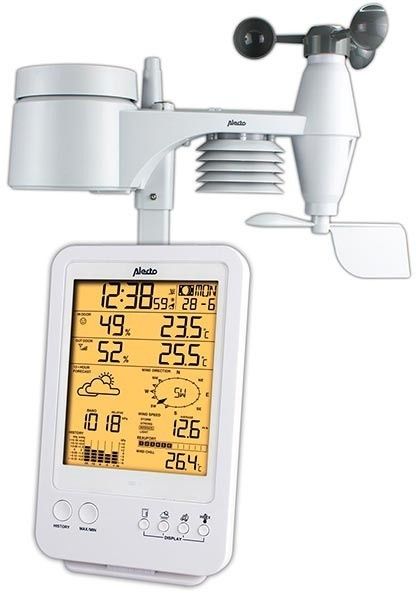 Alecto WS-4800 - Professioneel Draadloos Weerstation - Veelzijdige functies