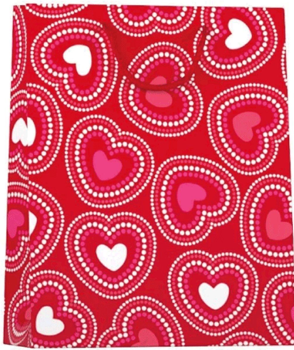 Designgroup Papieren Cadeau Tas L Hearts
