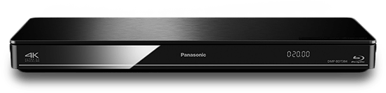 Panasonic DMP-BDT384 - Blu-ray Disc speler - 3D ready - 4K-Upscaling