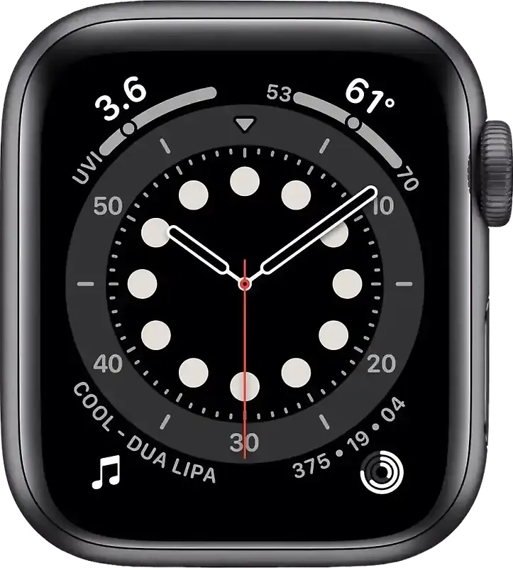 Apple Watch Series 6 - 40mm - Aluminium - Spacegrijs - GPS + Cellular refurbished, photo 4