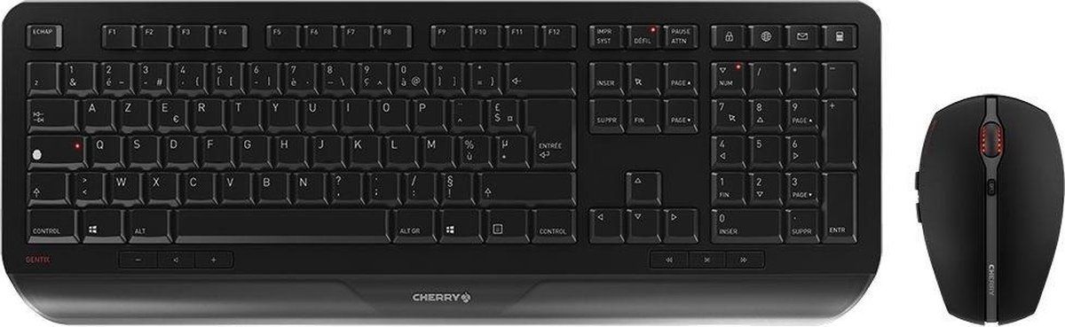 Cherry Gentix Desktop - Draadloos Toetsenbord En Muis - Azerty Be