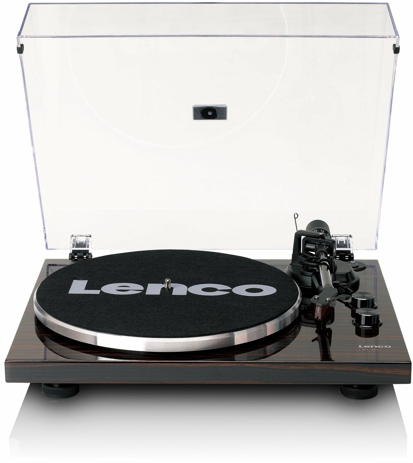 Lenco LBT-345WA - Platenspeler - Bluetooth 5.2 - Walnootkleur