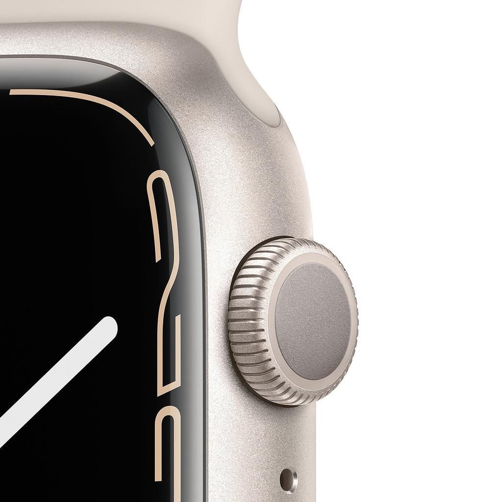 Apple Watch Series 7 - 45mm - Aluminium - Sterrenlicht - GPS refurbished, photo 3