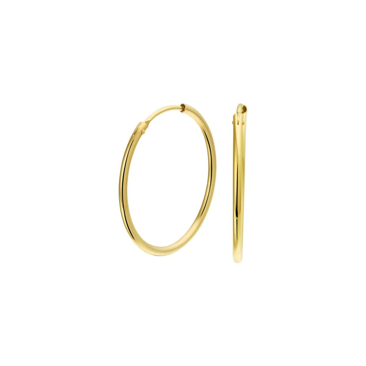 Marie-Céleste Marie Celeste - Oorringen - Ronde Buis 25 Mm - Goud