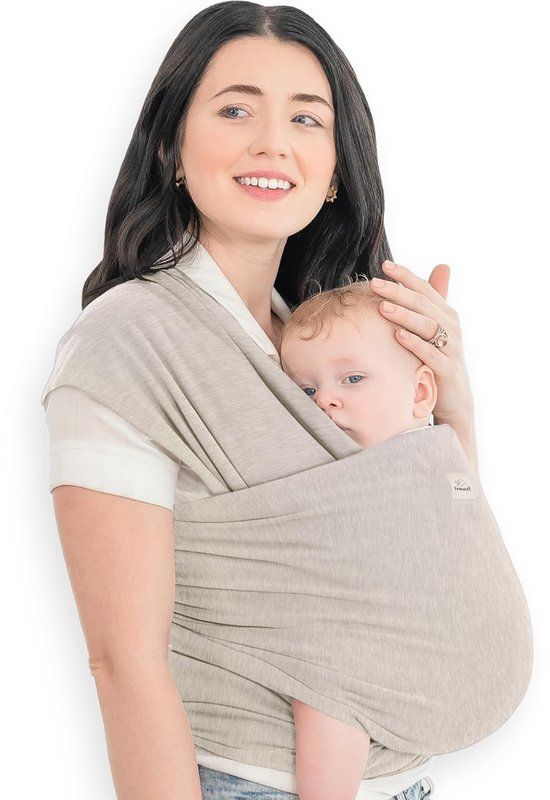Frummel Draagdoek - Rekbare Draagdoek - Ergonomisch - Beige