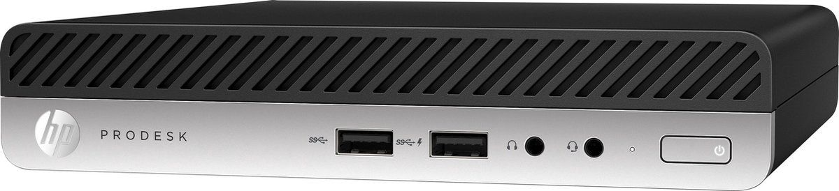 HP ProDesk 400 G5 Mini - Desktop PC - Intel Core i3-9100T 3,1 GHz - 8 GB RAM - 256 GB SSD