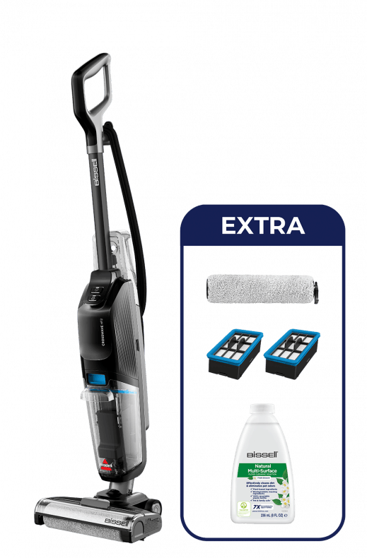 Bissell HF2 Pro - Verticale stofzuiger - Nat en droog - Zwart