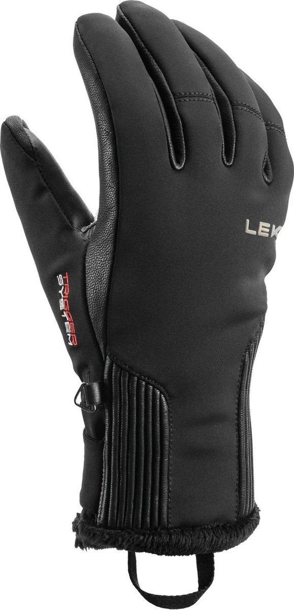 Leki Vallarta 3D - Ski Handschoenen Dames - Optimale Bescherming - Zwart Wit