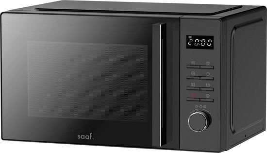 Saaf Combi Magnetron– 25L – Combimagnetron Vrijstaand – Grill En Hetelucht Functie – 10 Kookprogramma's