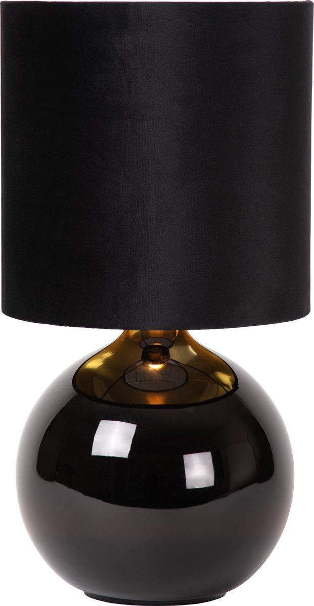 Lucide Esterad - Tafellamp -Ø 24 Cm - 1xE14 - Zwart