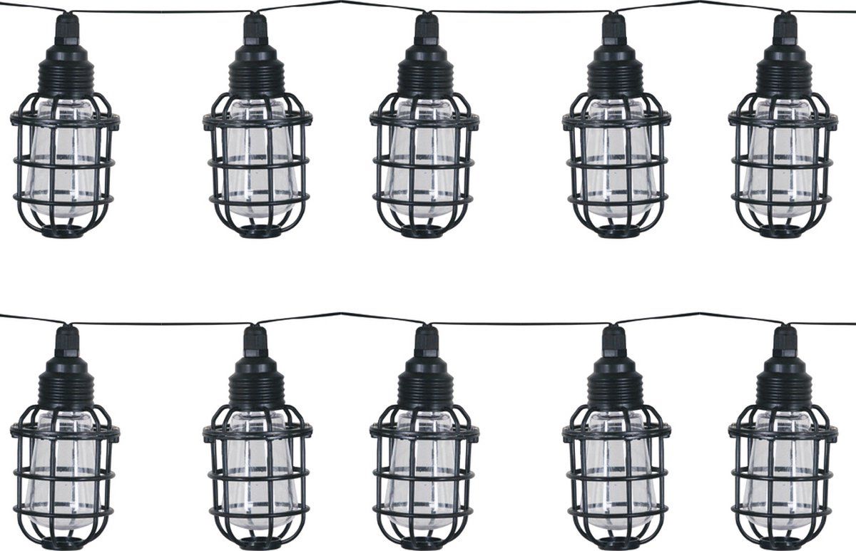 Luxform - Solar Lichtsnoer - Met Led 10 Lampjes - Corsica - Feestverlichting - Werkend Op Zonne-energie