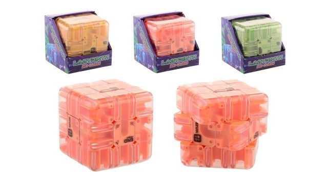 Labyrint Puzzelkubus - 3D puzzel - Uitdagend formaat