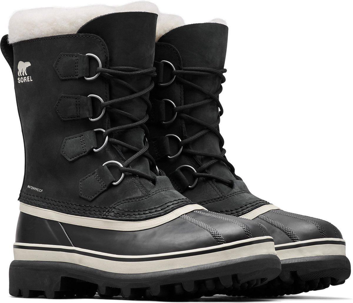 Sorel CARIBOU™ WP - Snowboots - Tot -40 °C - Black/Stone