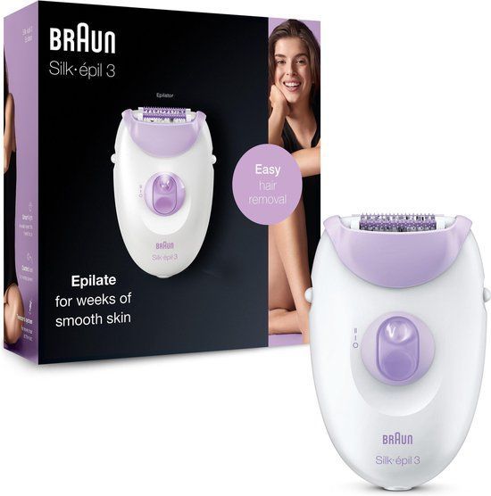 Braun Silk-épil 3-170 - Epilator - 20-pincettensysteem met Smartlight en massagerollers