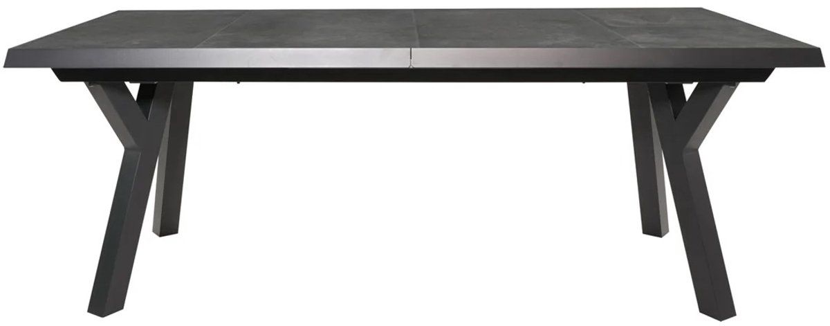 Les Murcia - Uittrektafel - 204/264x102 Cm - Matt Antraciet
