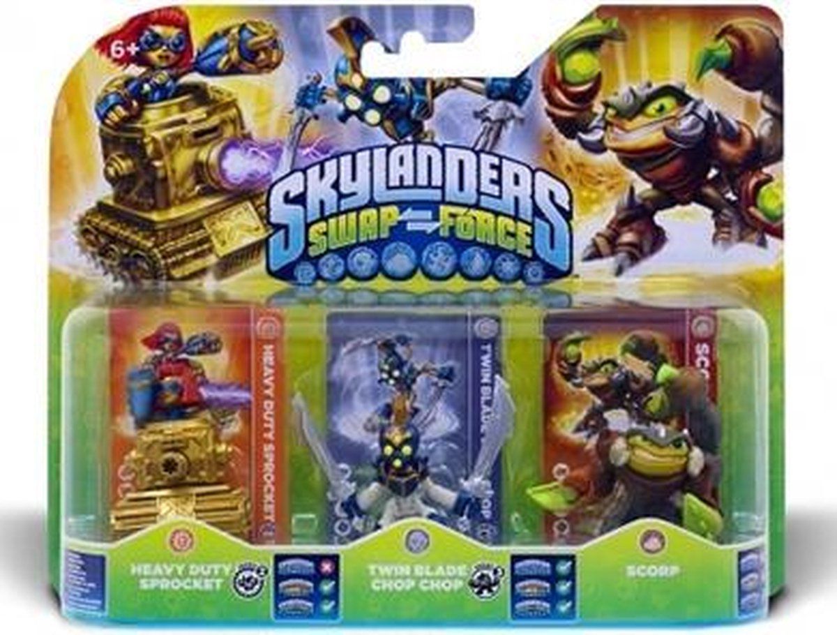 Activision Blizzard Entertainment Skylanders Swap Force - Adventure Triple Pack - Scorp Chop Chop Sprocket (3 stuks)