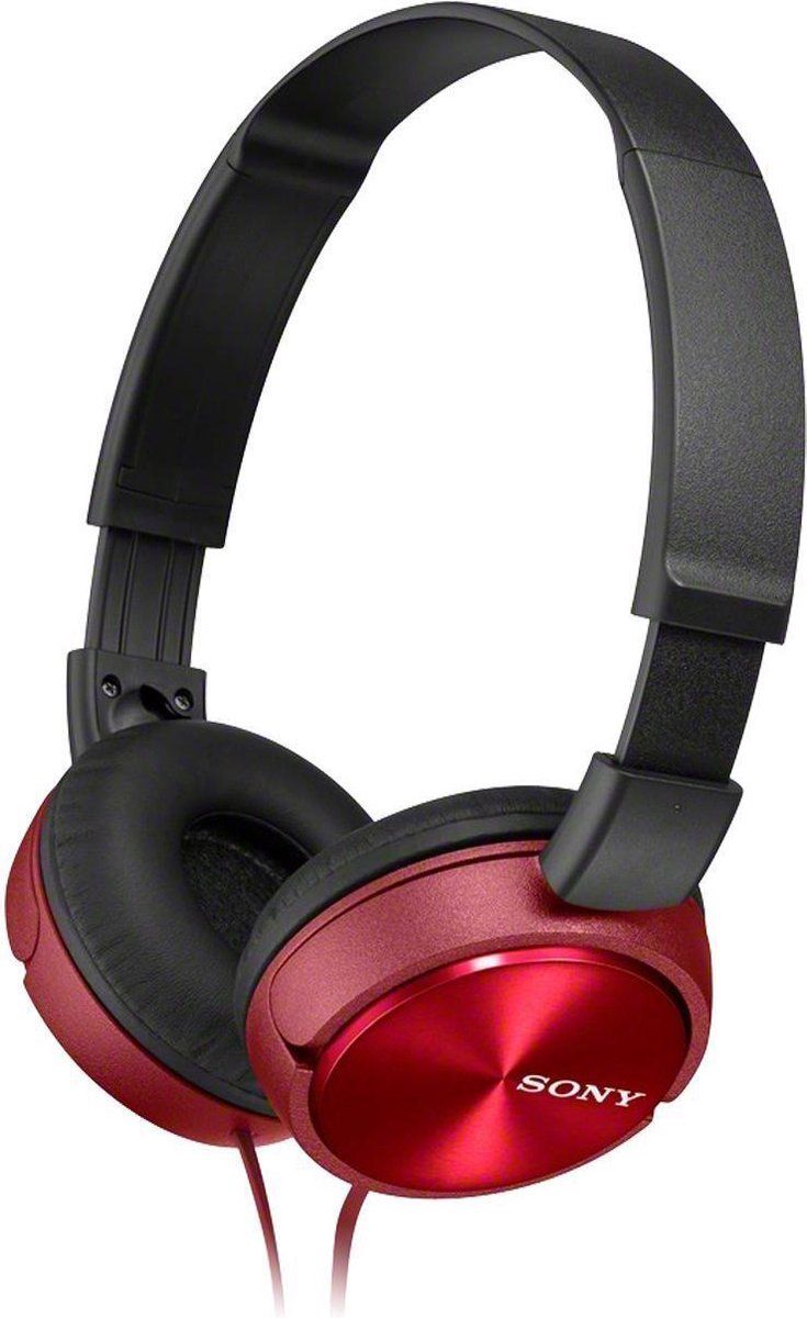 Sony MDR-ZX310AP - On-ear koptelefoon - Lichtgewicht opvouwbaar ontwerp - Rood