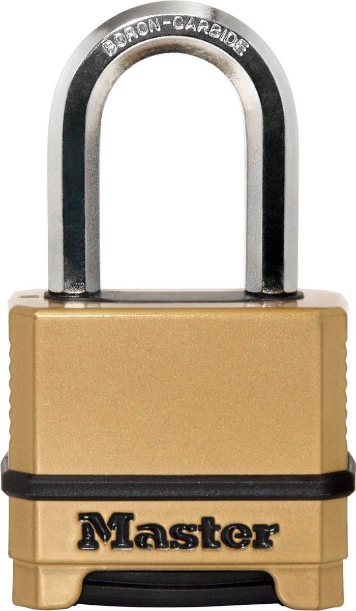Merkloos MasterLock M175EURDLF - Cijferslot - 4-cijferige Combinatie - Goud