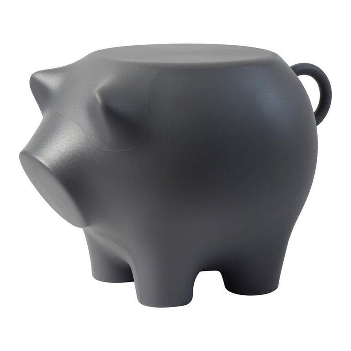 Bijzetvarken Antraciet / Sidepig Anthracite - Design Bijzettafel - Werkwaardig.