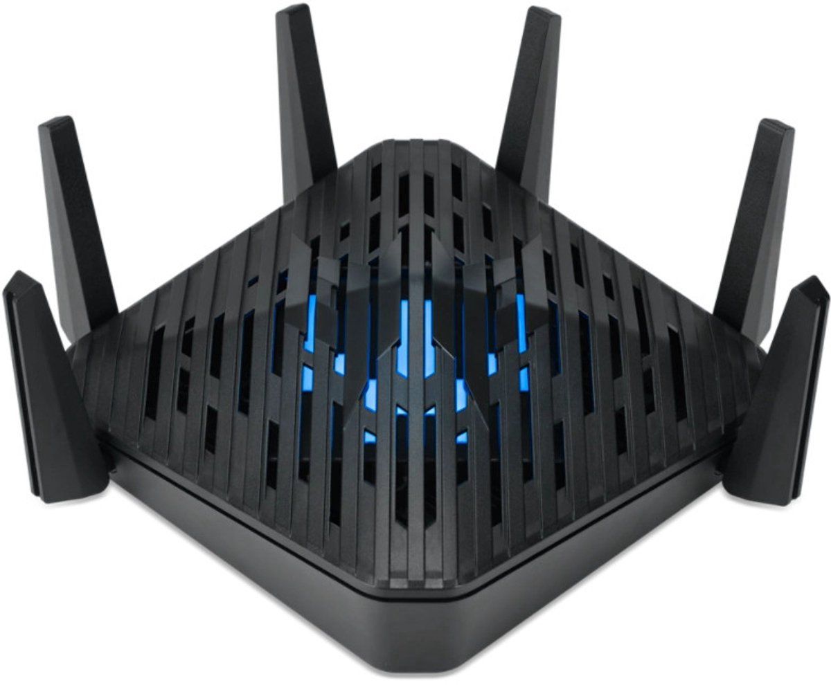 Acer Predator Connect W6 - Wi-Fi 6E Router - Ax7800 Tri-Band 7,8 Gbps - 2 Ghz Quad-Core