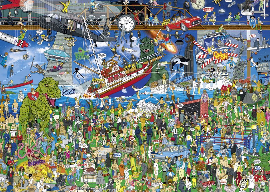 Heye 30098 - Puzzel Movie History - 2000 Stukjes - 96, 6 X 68, 8 Cm