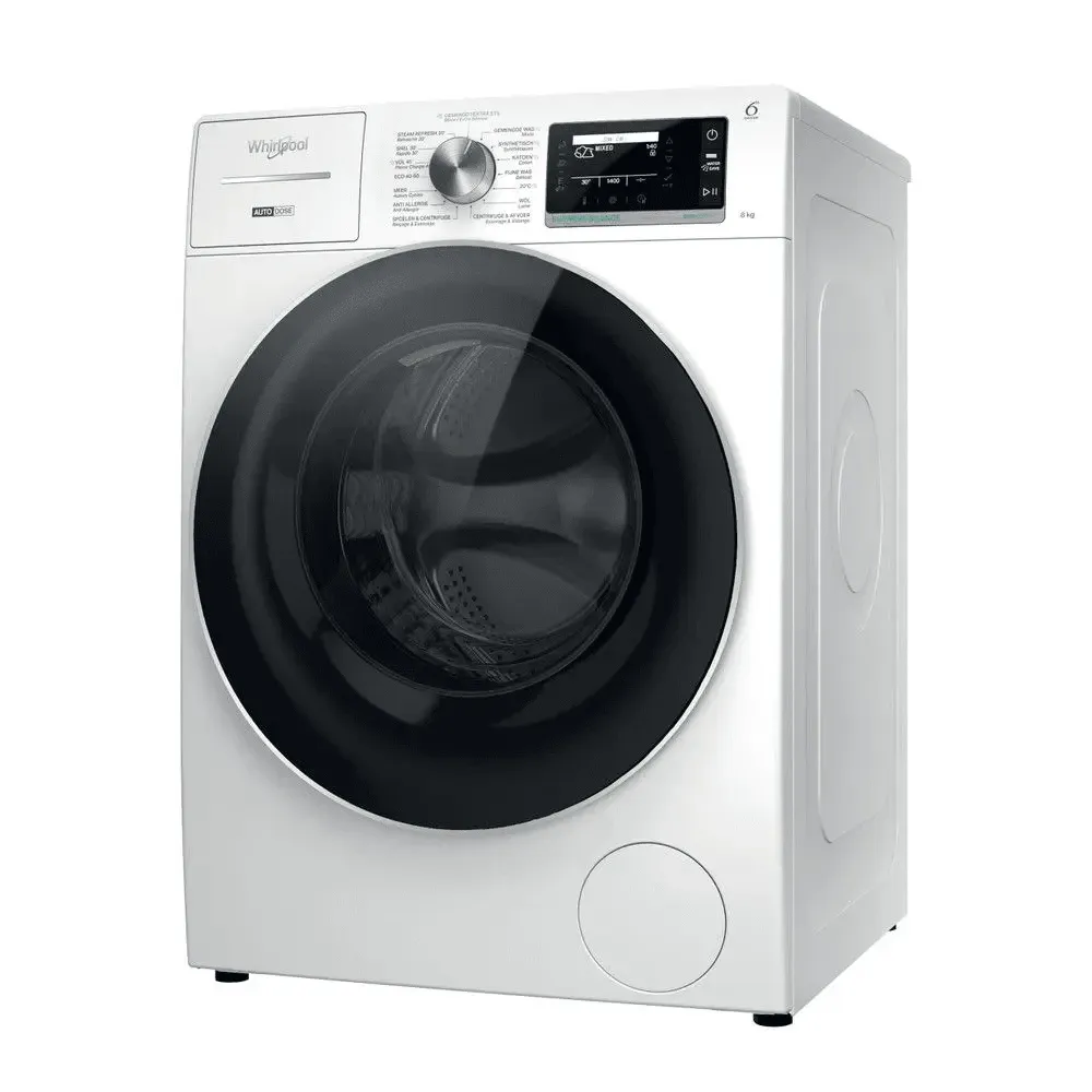 Whirlpool W8 89AD SILENCE BE - Wasmachine voorlader - 8 Kg - SupremeSilent 1400T - Zwart refurbished, photo 2