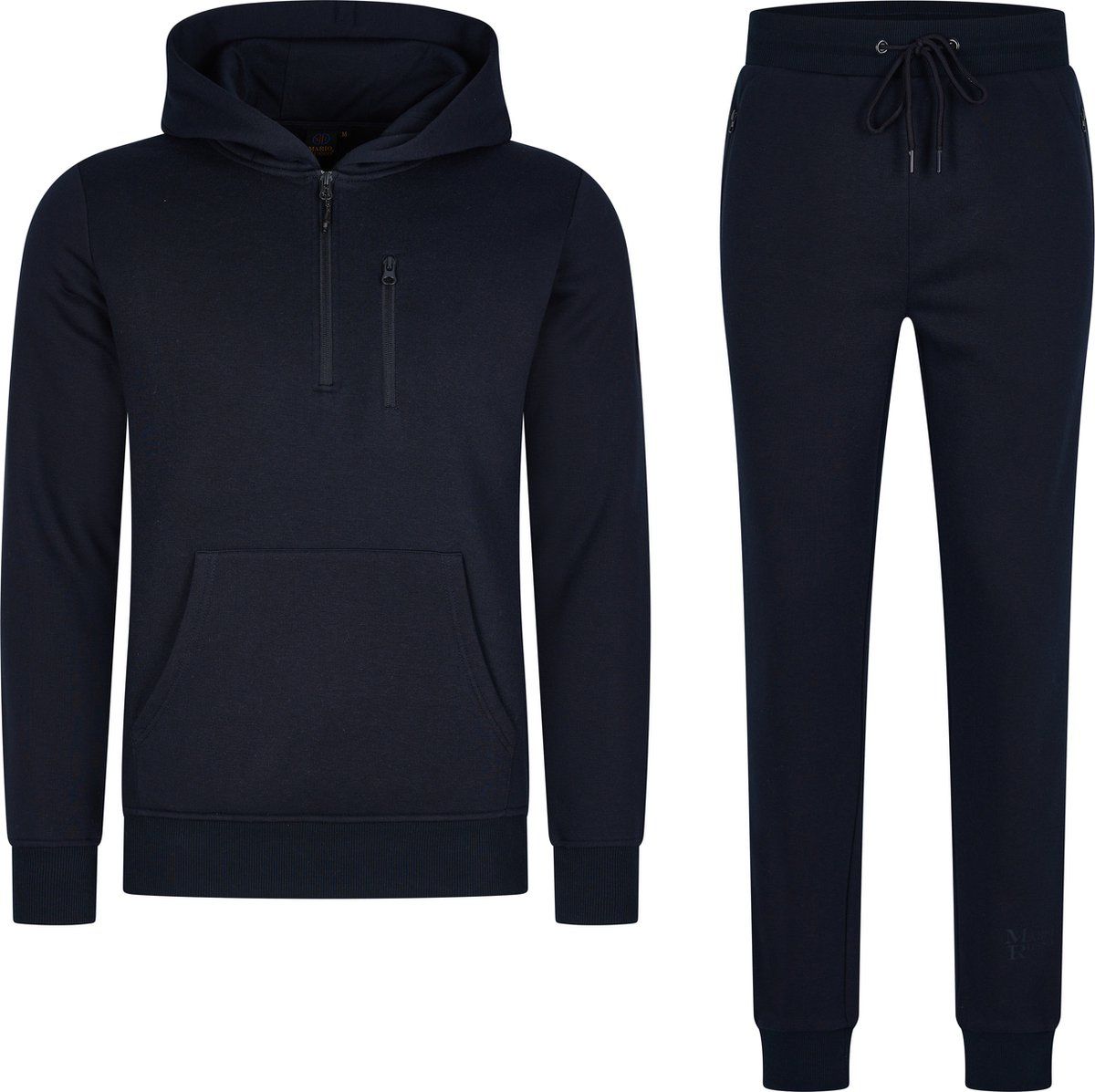 Mario Russo Trainingspak Achilles - Joggingpak - Hoody - Zwart - M