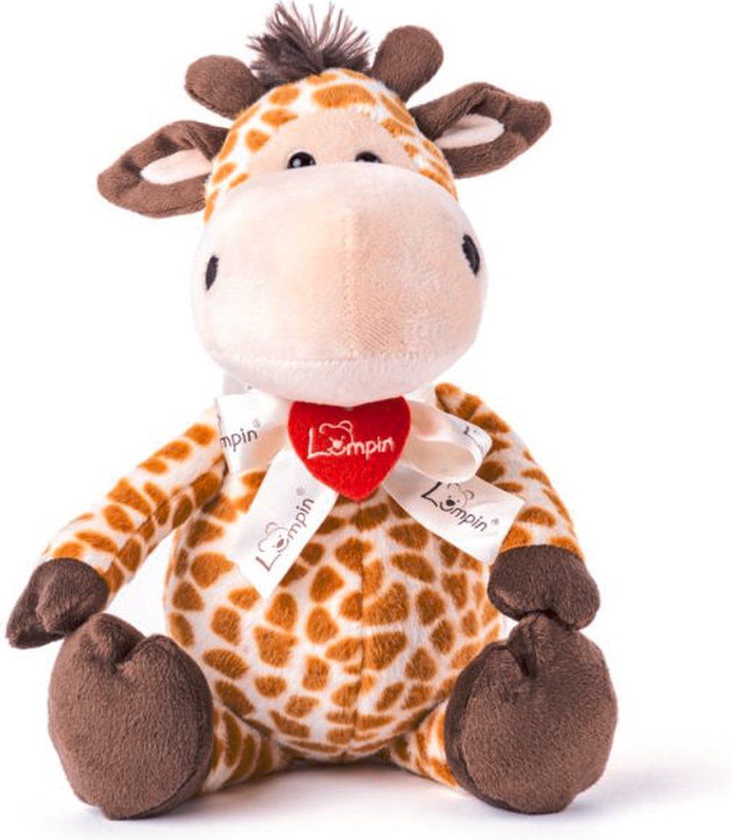 Lumpin Giraffe Banga - Knuffel - 33CM - Multicolor