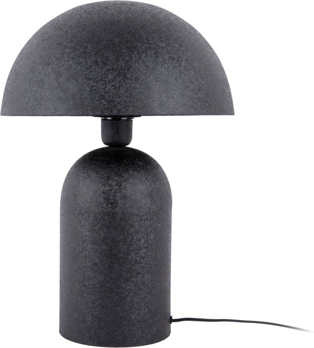 Leitmotiv Boaz - Tafellamp paddenstoel - 31x31x43cm - Zwart