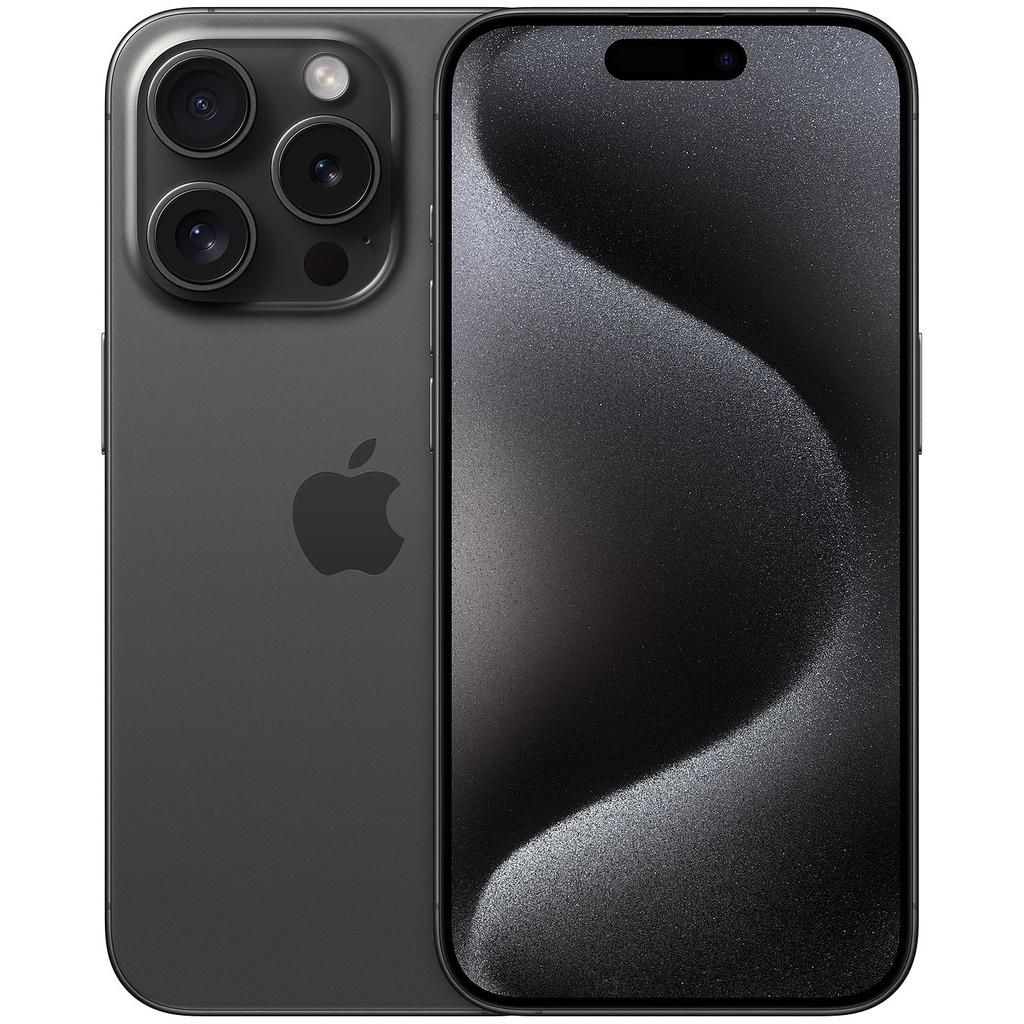 Apple iPhone 15 Pro - Zwart titanium - 128 GB - Fysieke simkaart + eSIM