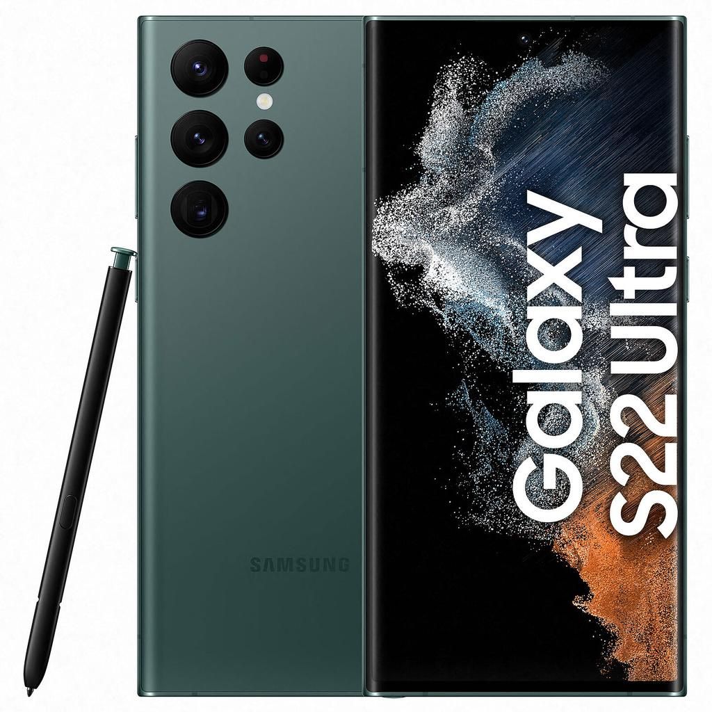 Samsung Galaxy S22 Ultra 5G - Groen - 128 GB - Duale fysieke simkaart + eSIM