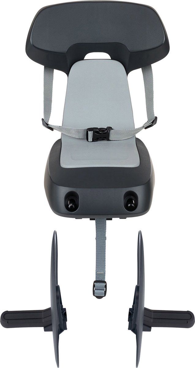Polisport Guppy Junior - Achterzitje - Mik-Hd Bevestiging - Donkergrijs