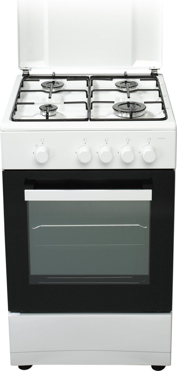 Everglades EVCK039 - Gasfornuis Met Gasoven - 54 Liter - Wit - 50CM
