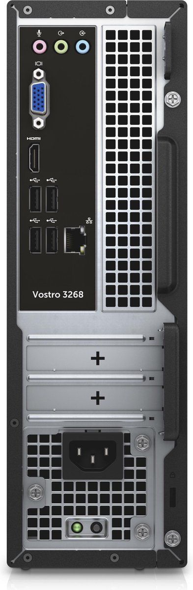 DELL Vostro 3268 - PC - Intel Core i5-7400 4 GB DDR4 500 GB HDD Windows 10 Pro - Zwart Zilver refurbished, photo 4