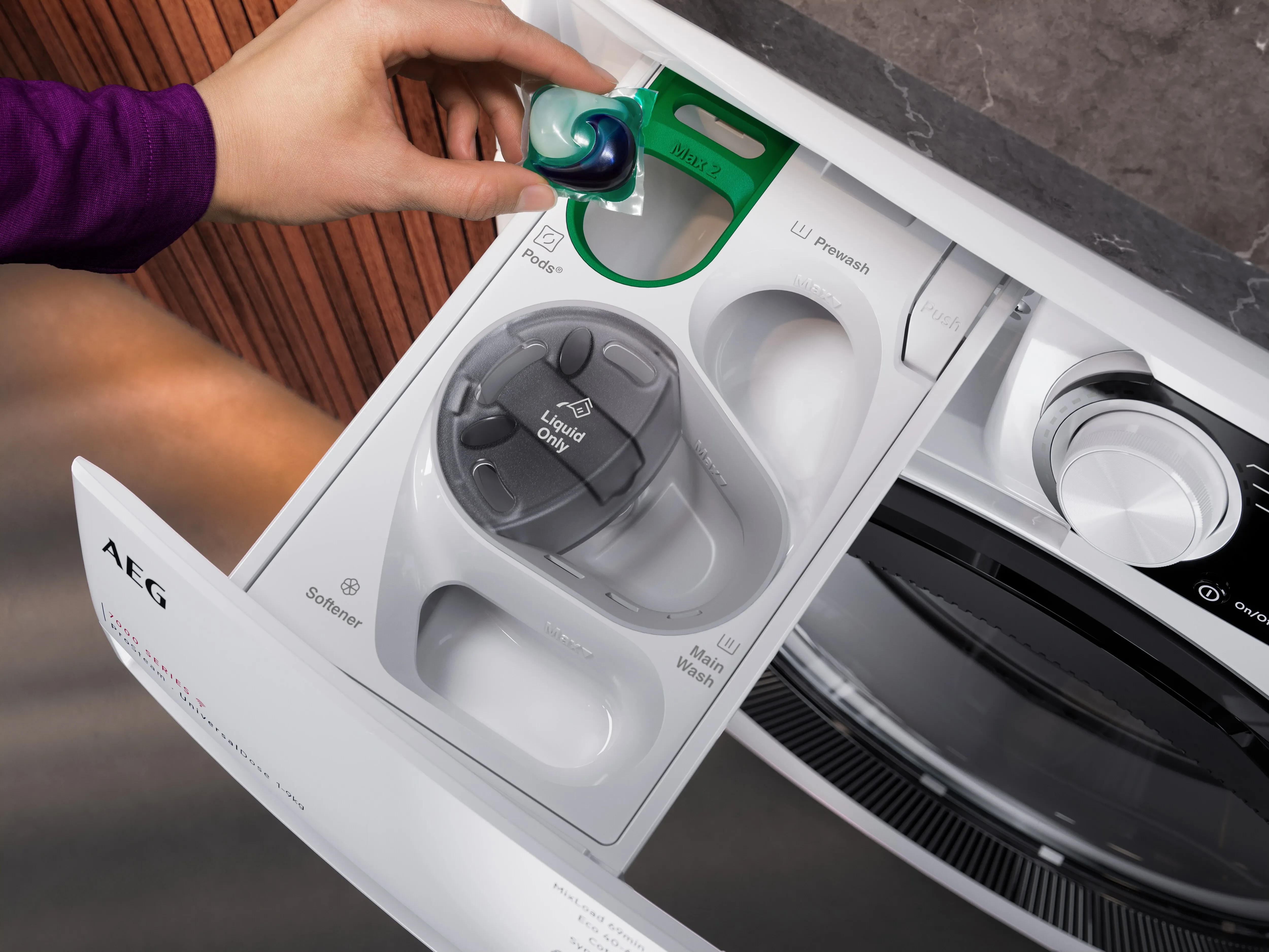 AEG LR7696UD4 - Wasmachine - UniversalDose - Steam refresh - 7000 serie refurbished, photo 3