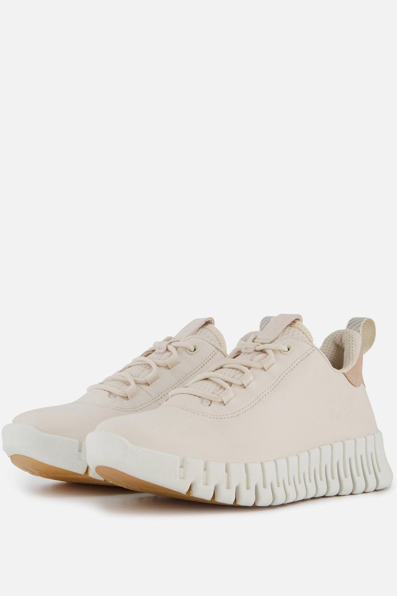Ecco Gruuv - Lage Sneakers - Flexibele Rubberen Zool - Beige (41)