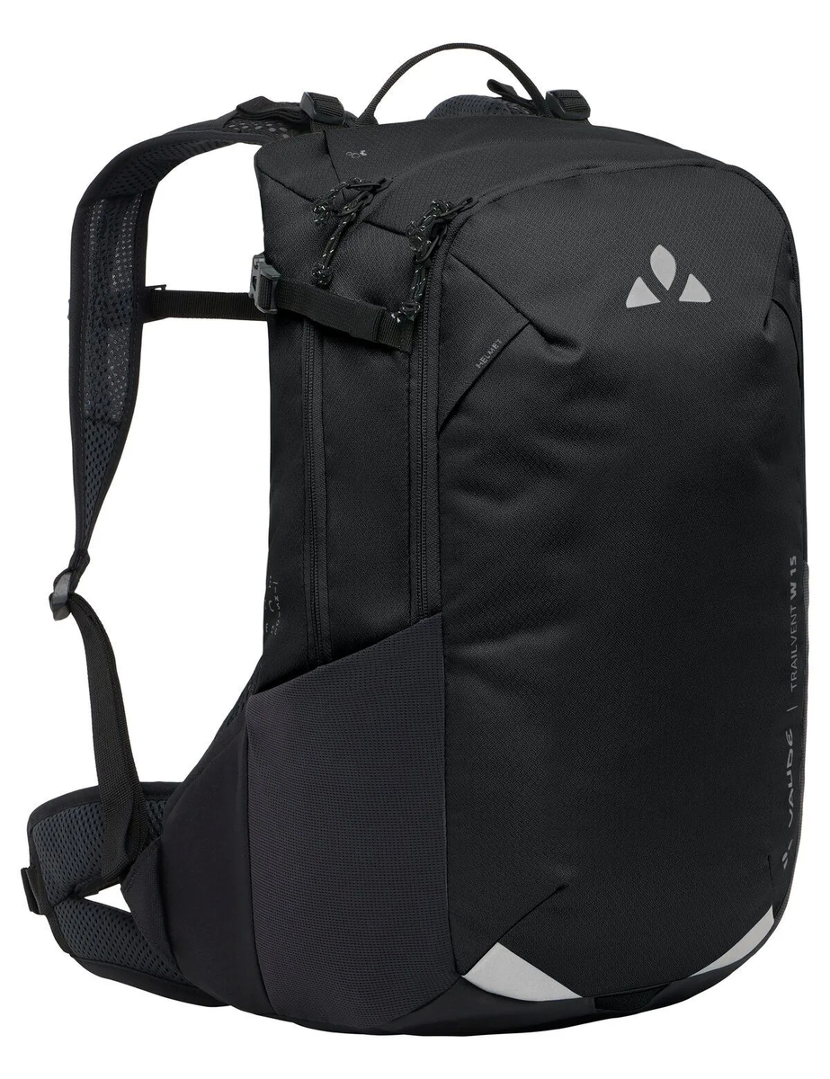 Vaude Trailvent 15 l - Dames MTB rugzak - Ventilerend Aeroflex 3D rugpand - Zwart