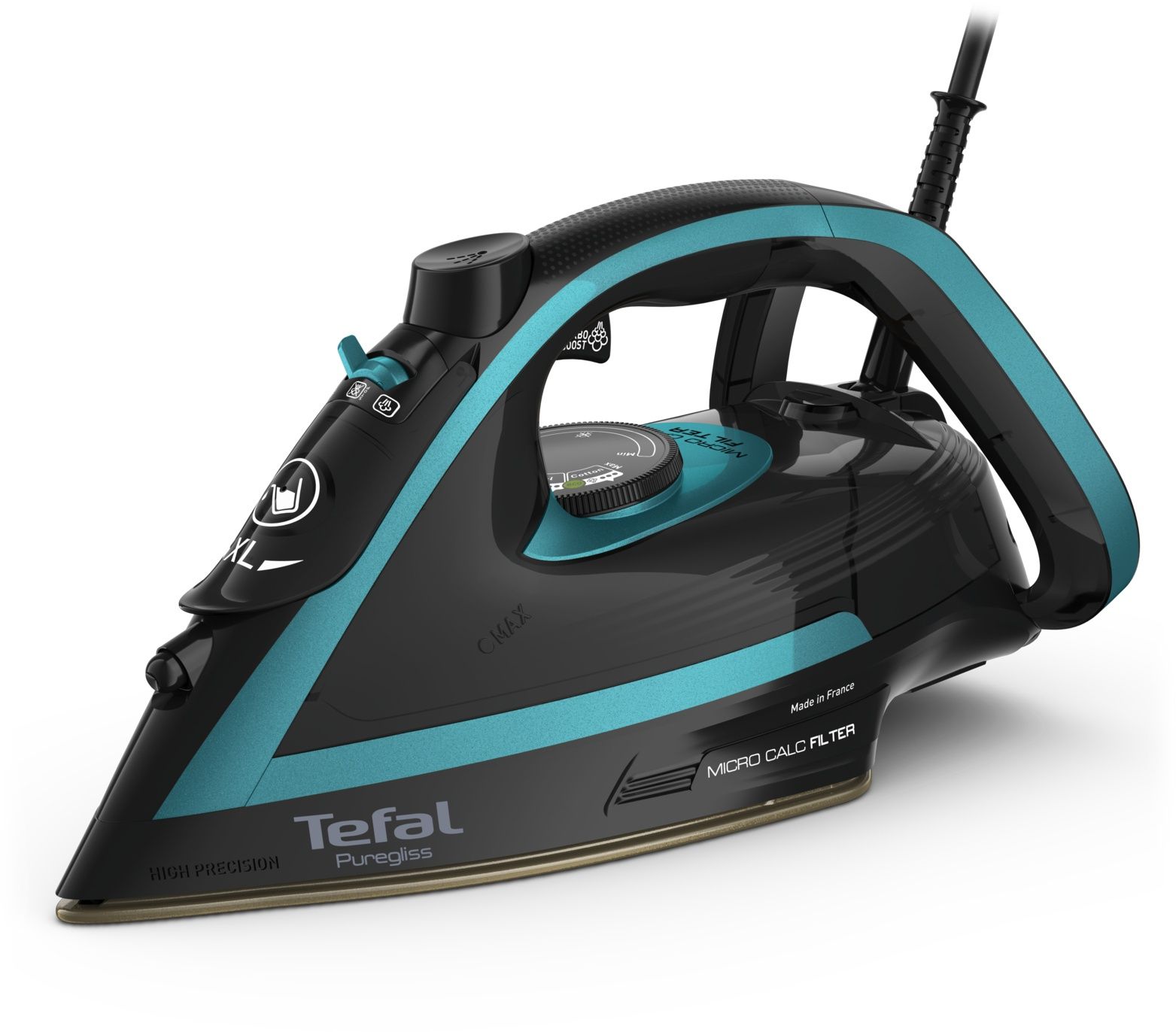 Tefal FV8066 - Stoomstrijkijzer - 3000W 50 g/min stoomproductie - Blauw Zwart