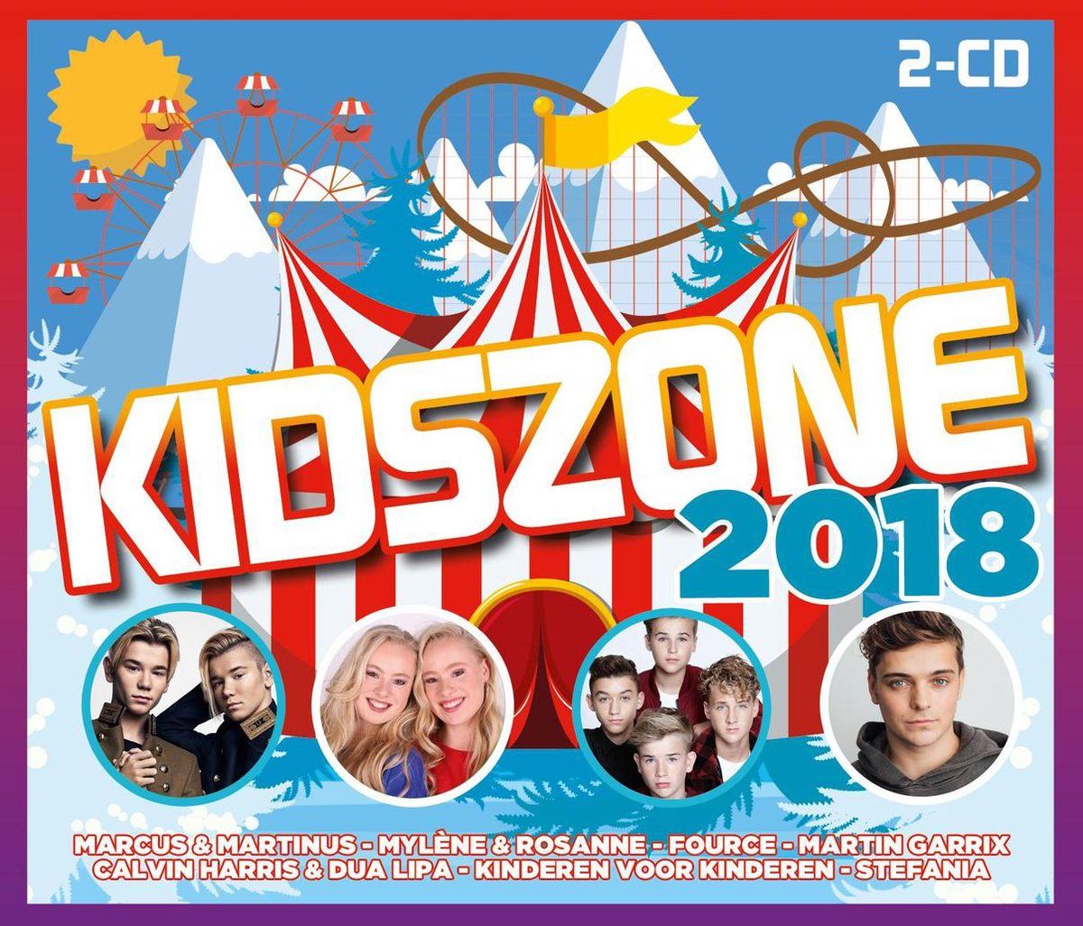 Various Artists Kidszone 2018 - Dubbel-Cd Met Grootste Hits Voor Kinderen - 45 Knallers (2 Stuks)