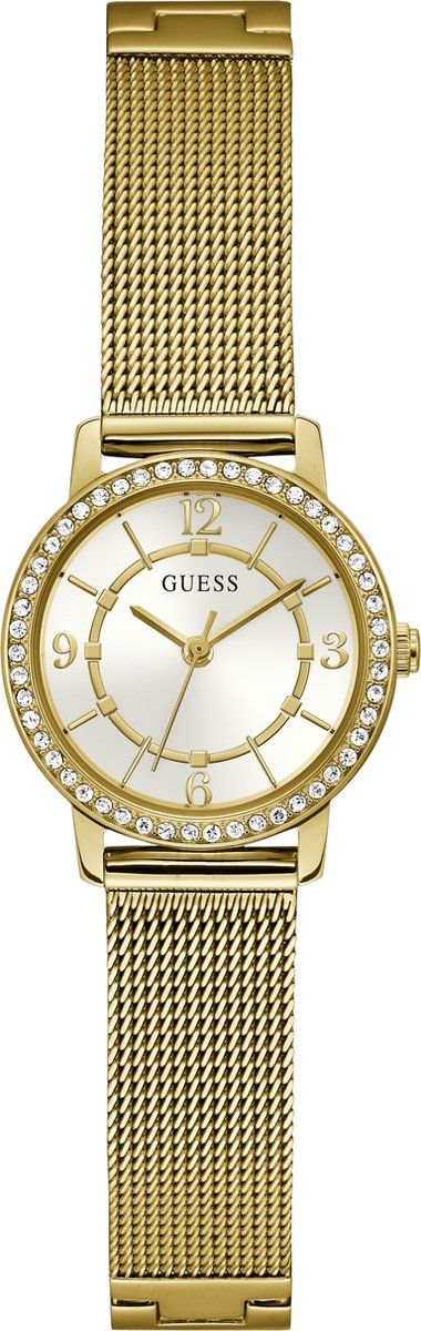 GUESS GW0534L2 - Dames Horloge - Staal met Geelgouden Plating Quartz Zirkonia - Goud